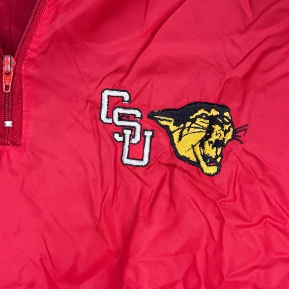 Vintage Red CSU Cropped Windbreaker - Picture 5 of 5